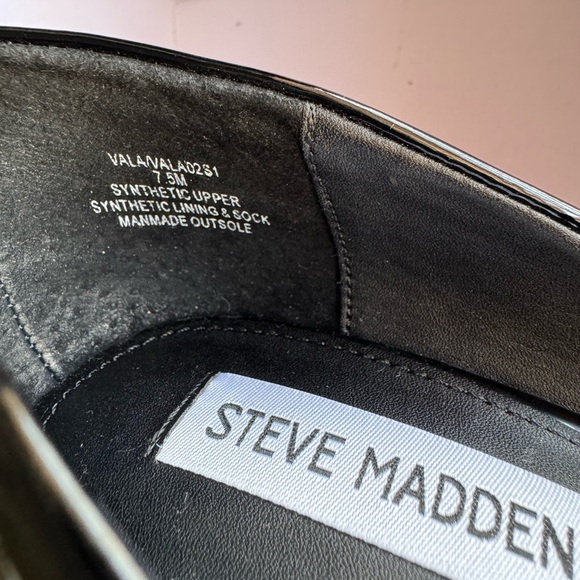 NWT Steve Madden Black Heels Pointed Toe Stiletto - Picture 8 of 9